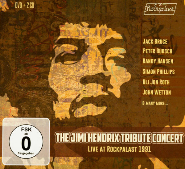 DVD + 2 CD The Jimi Hendrix Tribute Concert Live At Rockpalast